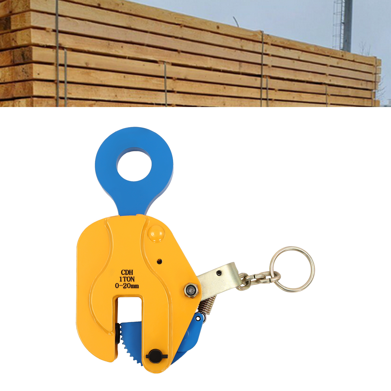Yissale-vertikaler Plattenhebezange - Schwere Blechhebezange Für Stahlplatten, Ideal Für Stahlbauinstallation, Stahlhandel, Schweiß- Und Schneidarbeiten, Robuste Konstruktion Mit Sicherheitsverriegelu