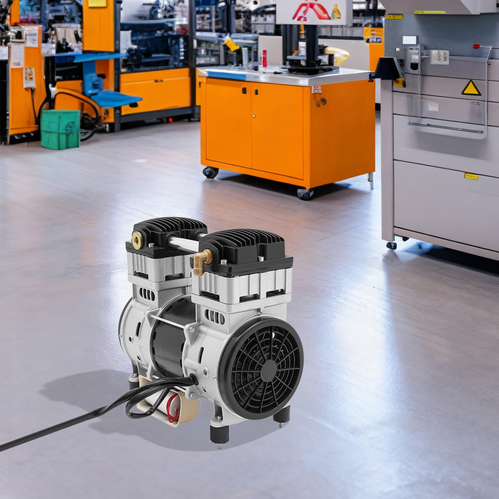 Yissale-luftkompressor Luftkompressorkopf Pumpenkopf Mit Schalldämpfer 1500 W 0,7 Mpa