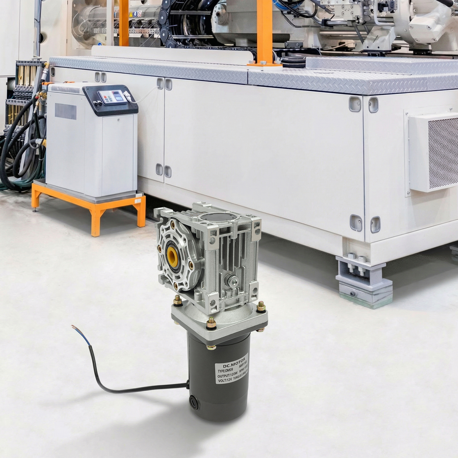 Yissale-12-v-gleichstrom-getriebemotor, 24-v-schneckengetriebemotor, Rv40-schneckengetriebemotor 120 W, Drehzahl Im Uhrzeigersinn/gegen Den Uhrzeigersinn Einstellbar Mit Selbsthemmung
