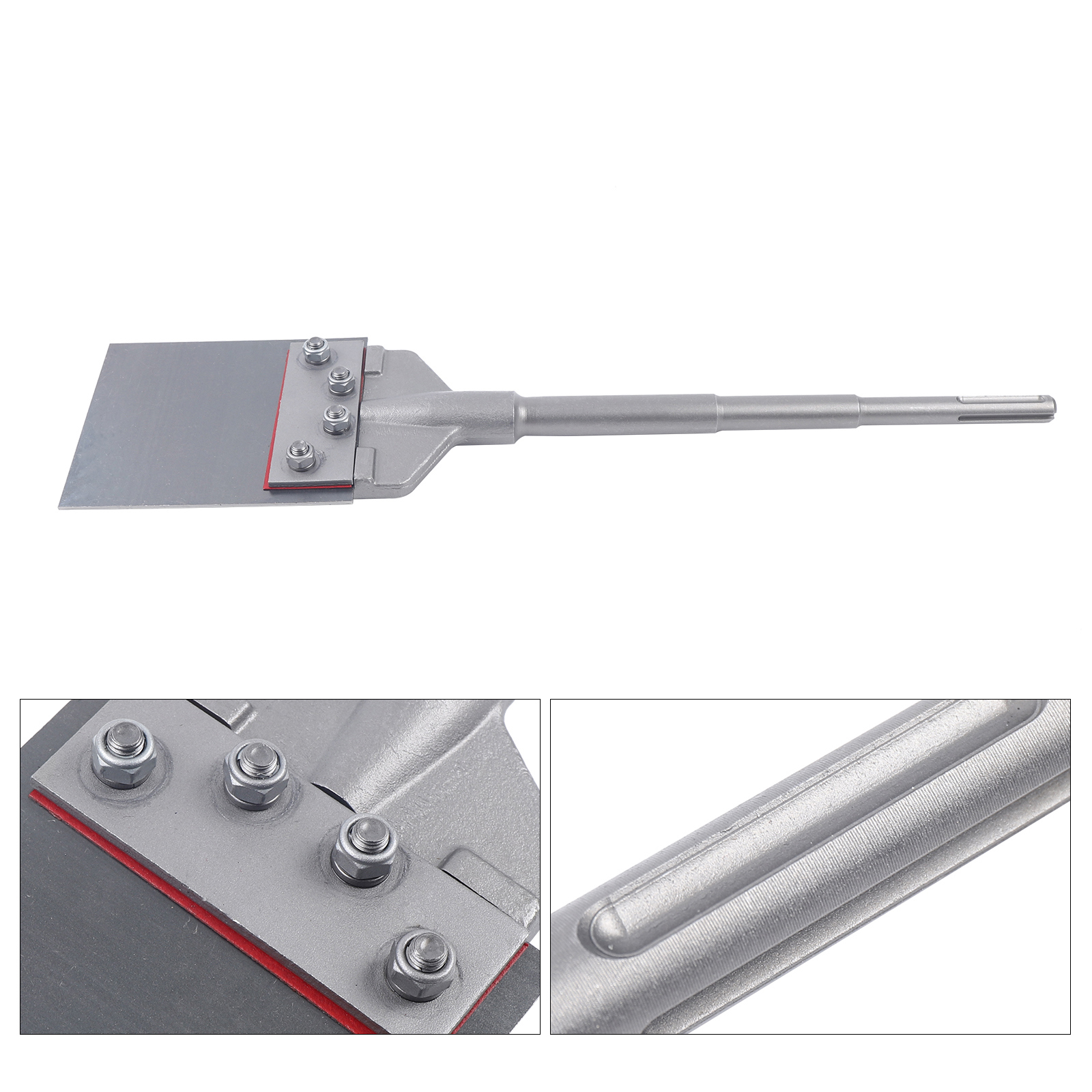 Yissale-sds-max Meißelspachtel, 245 X 60 Mm, Bodenschaber, Fliesenentferner, Halterung, Meißelspachtel
