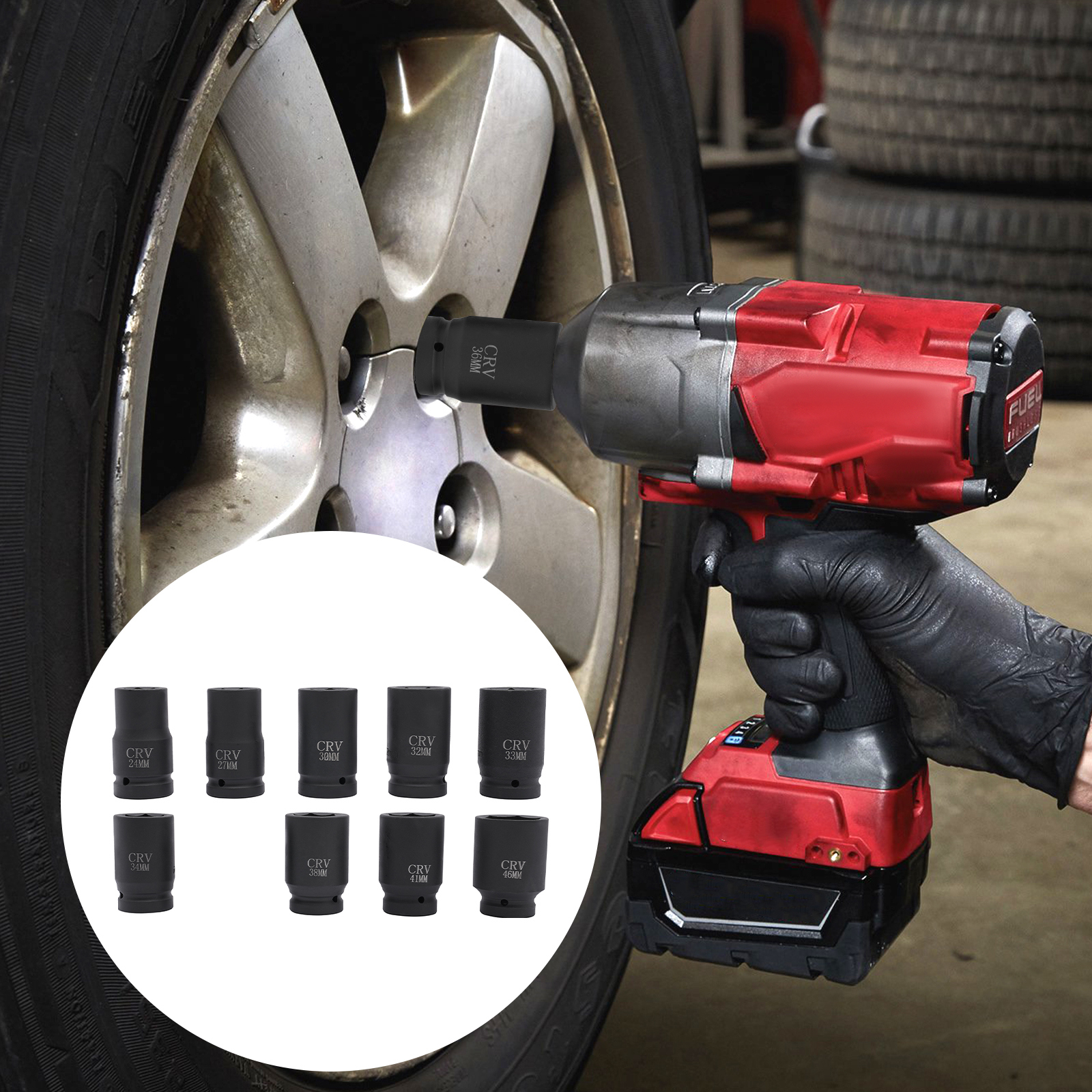 Yissale-10-teiliges Schraubenhülsen-einsatz-set Aus 43 Stahl - Metrische Drahtgewinde-reparaturhülsen (24–46 Mm) Spiralgewickelt, Für Kfz-reparatur, Maschinenbau & Elektronik