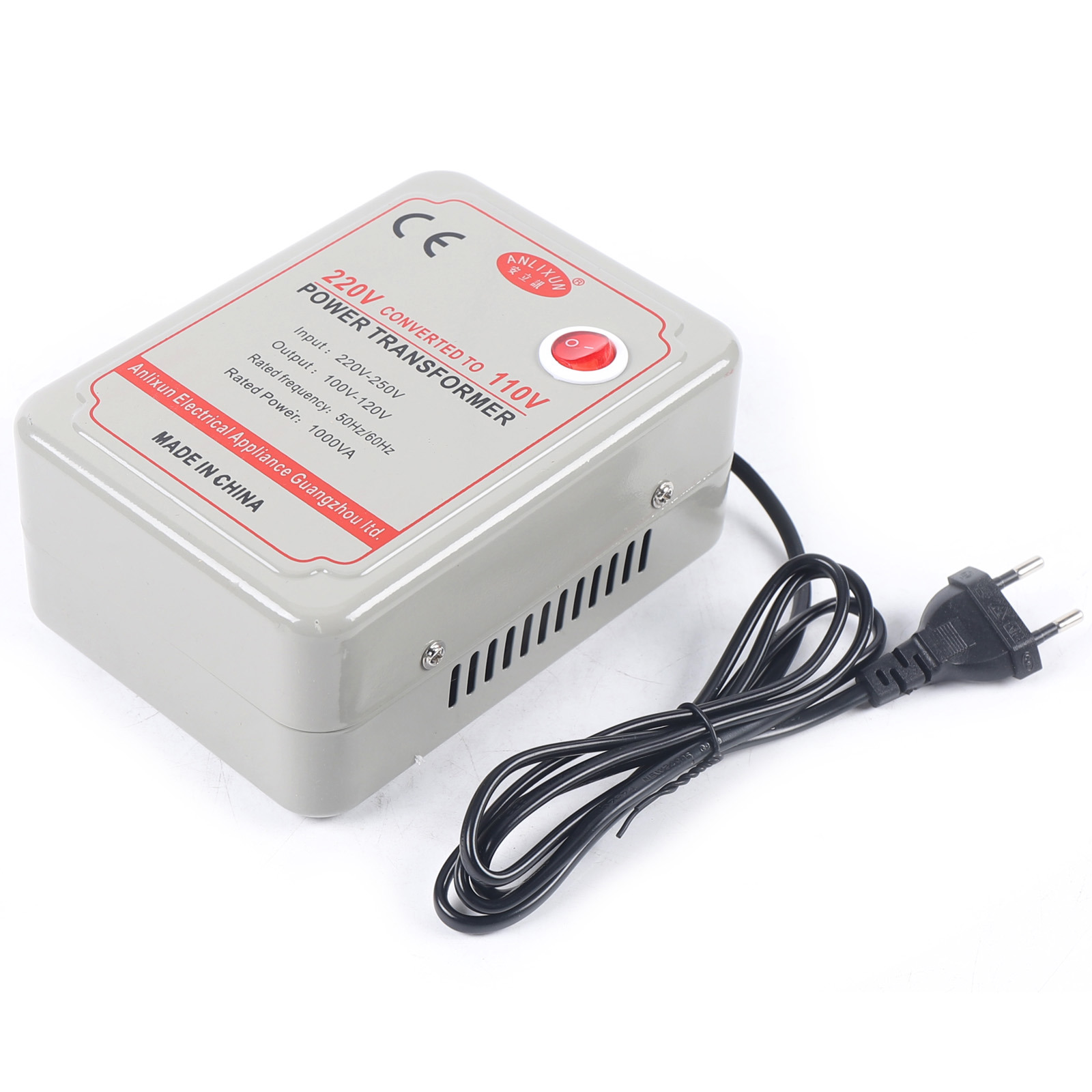 Yissale-spannungswandler 220-250 V Zu 100-120 V - Für Elektrische Geräte - Mit Einer Spannung Von 220-250 V (1000 W)