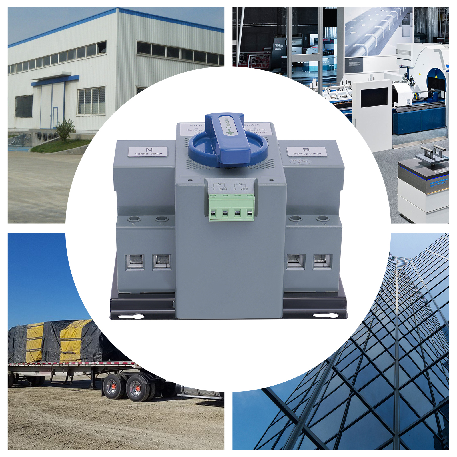 Yissale-automatischer Umschalter Dual Power Cb-level Manuell & Automatisch Für Notstrom