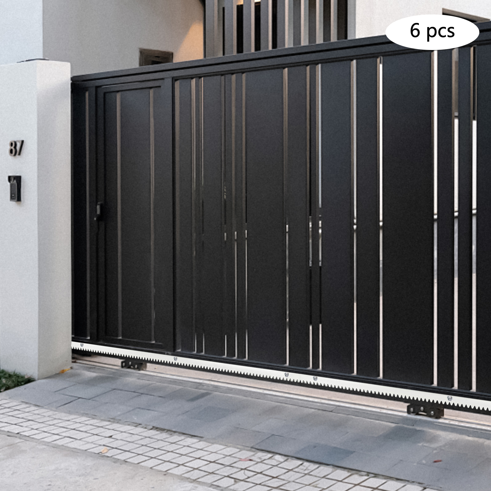 Yissale-automatischer Schiebetorantrieb Mit Funkfernsteuerung - Elektrisch, Mit Ritzelgetriebe, Kompatibel Mit Den Meisten Motoren, Für Villen, Parks & Fabriken