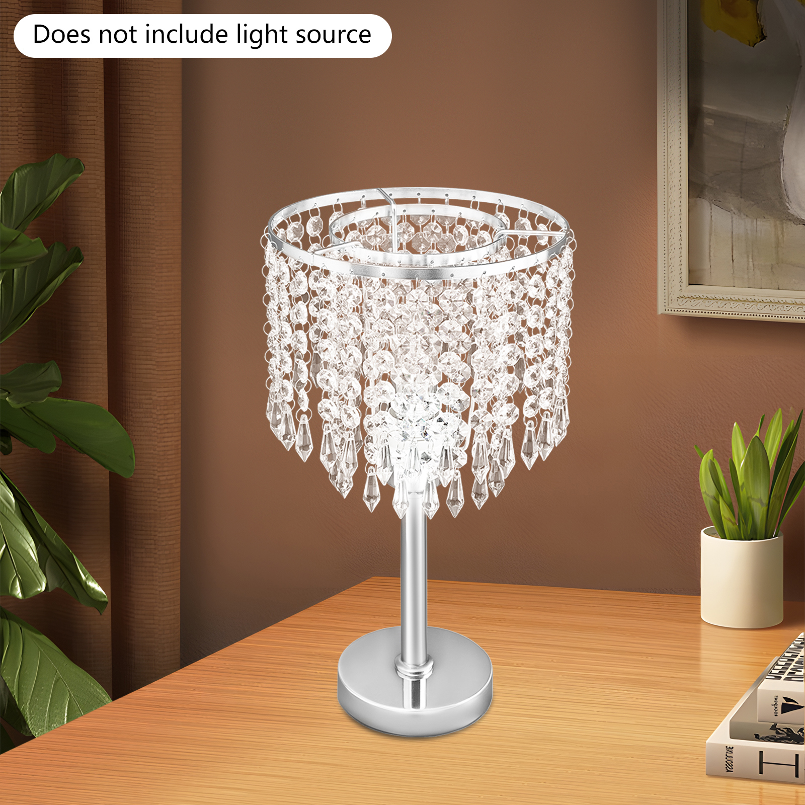 Yissale-glas-tischlampe Mit Druckknopfschalter - Elegante Nachttischlampe Für Schlafzimmer, Wohnzimmer, Arbeitszimmer Und Café, Ideal Für Beleuchtungsflächen Von Ca. 3–5 M², Warmes Licht Und Stilvolle