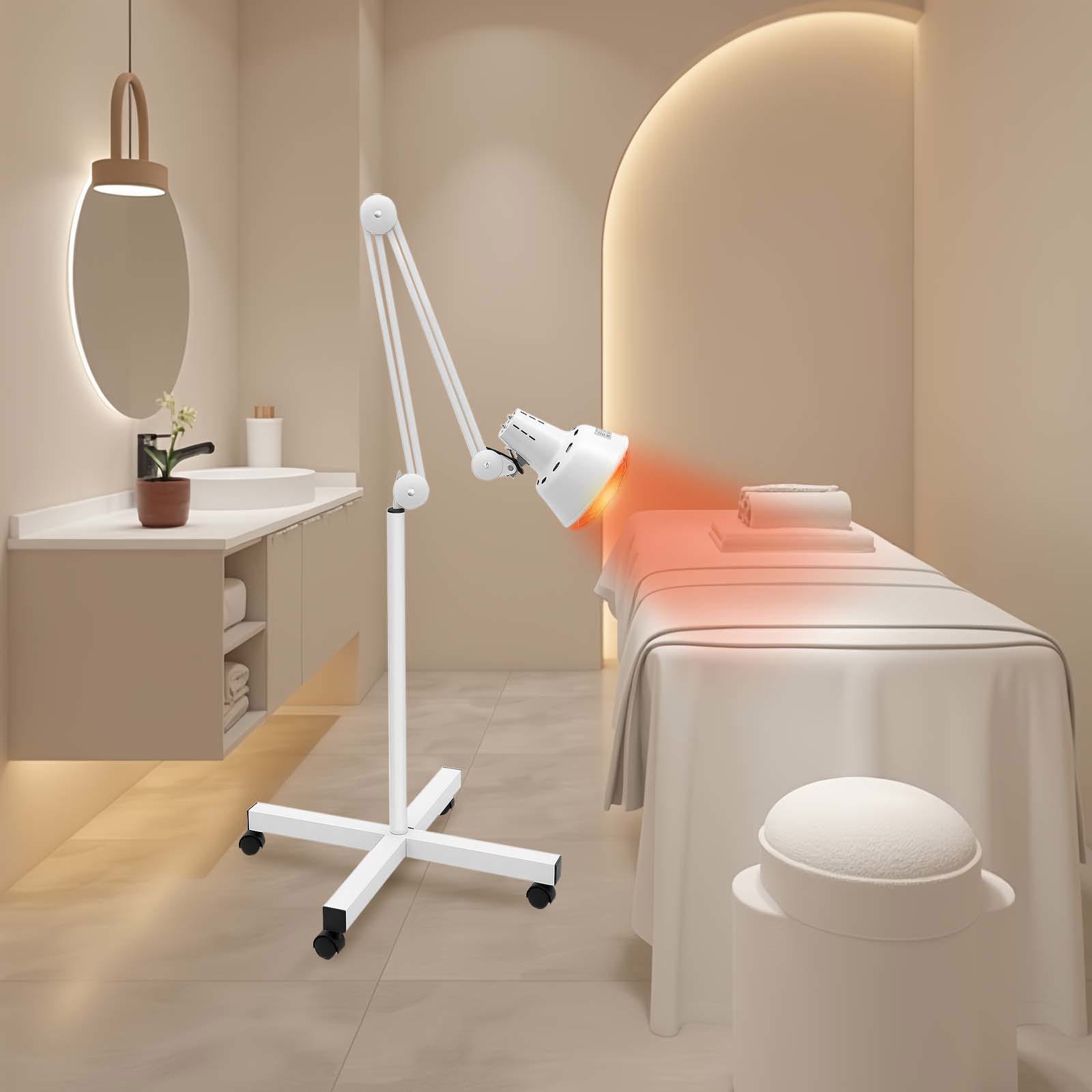 Yissale-infrarot-heizlicht Mit Sockel - Vielseitige Wärmelampe Für Haushalt, Friseur, Wellness, Schönheit, Zahnbeleuchtung Und Rehabilitationspraxen
