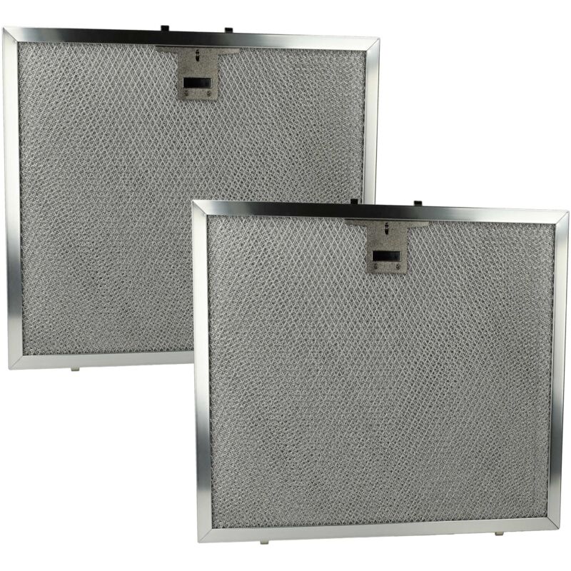 2x Filter Metallfettfilter Ersatz für Miele 8257970 für Dunstabzugshaube - 27,3 x 30,6 x 0,9 cm, Edelstahl - Vhbw