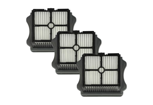 3x Flachfaltenfilter kompatibel mit Tineco Floor One S5, Floor One S3 Nass- und Trockensauger, Staubsauger - Filterelement - Vhbw