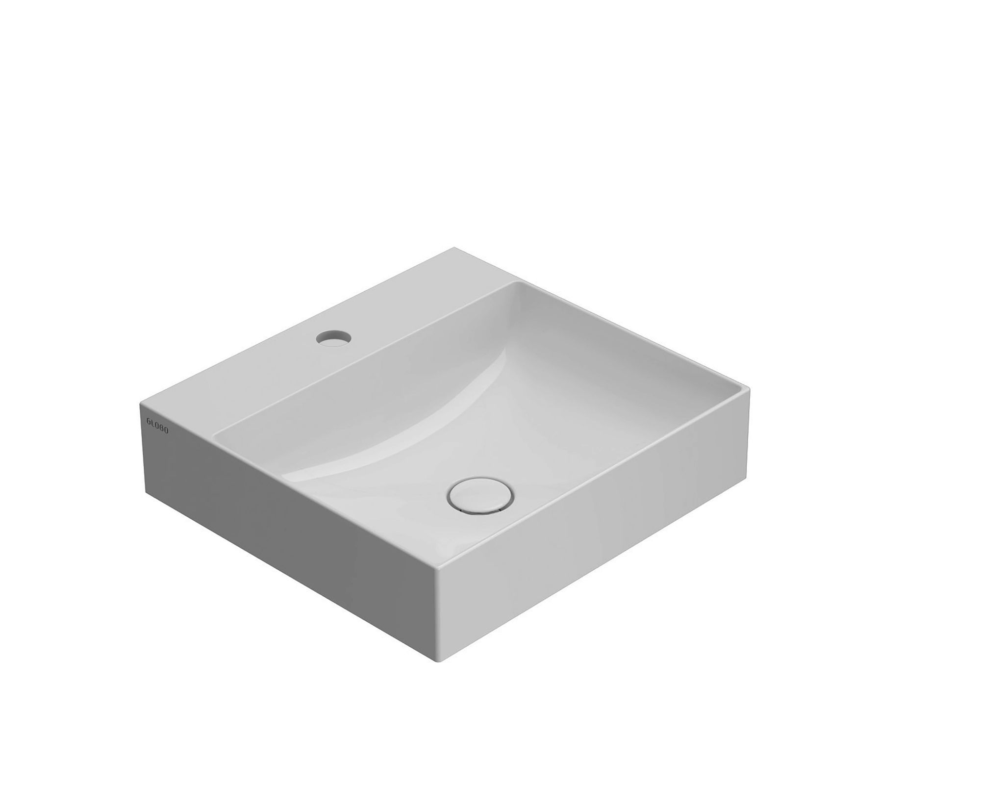 Keramik-waschtisch 50x47 Cm Globo T-edge B6r51bi Weiß - Keramik