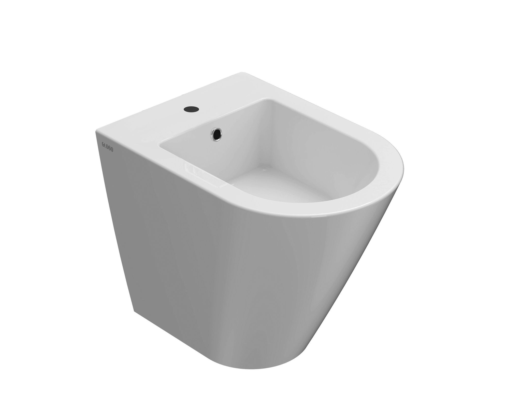 Bodenstehendes Keramik-bidet 52x36 Cm Globo Forty3 Fo010bi Weiß - Keramik