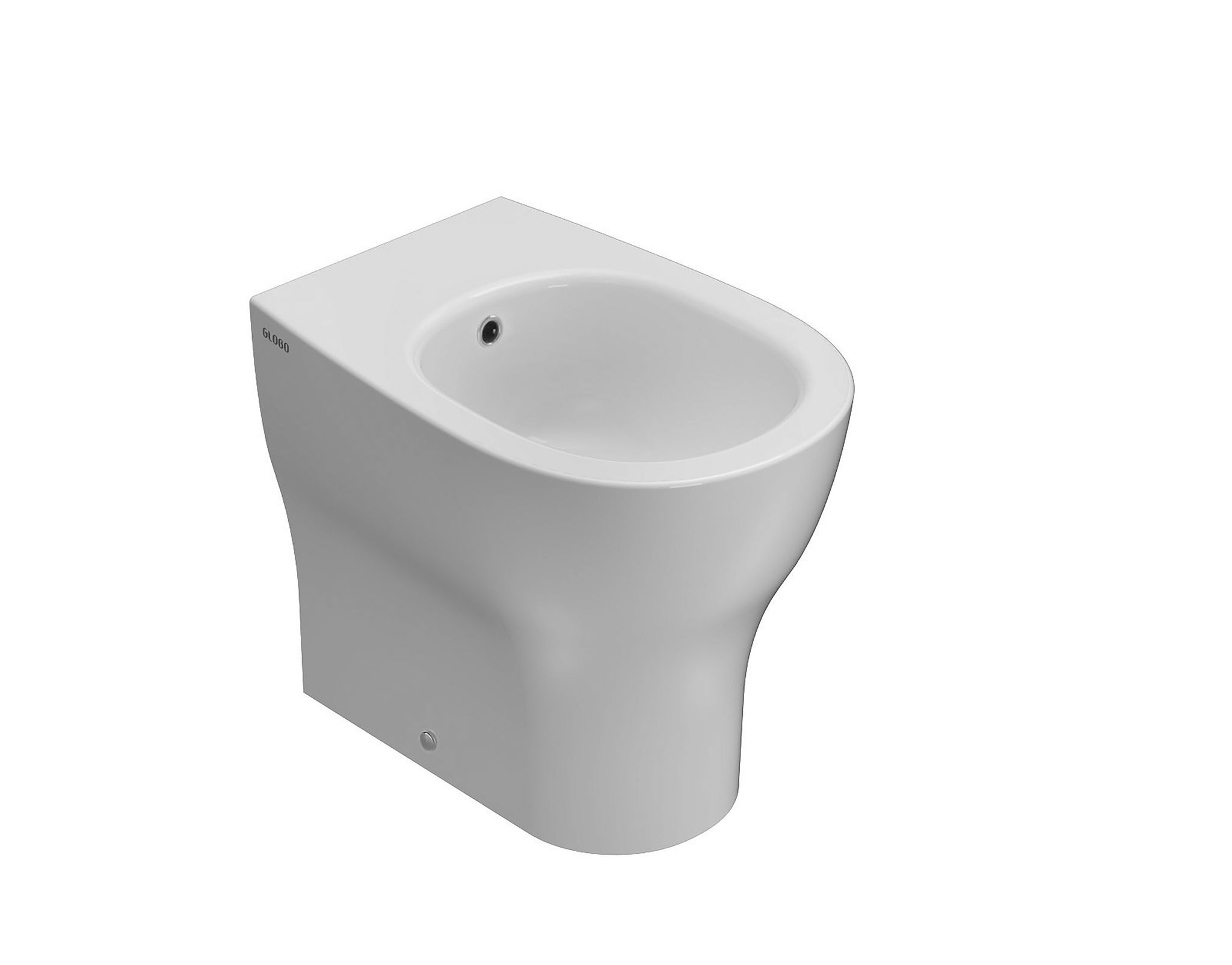 Bodenstehendes Keramik-bidet 52x36 Cm Globo Grace Gr012bi Weiß - Keramik