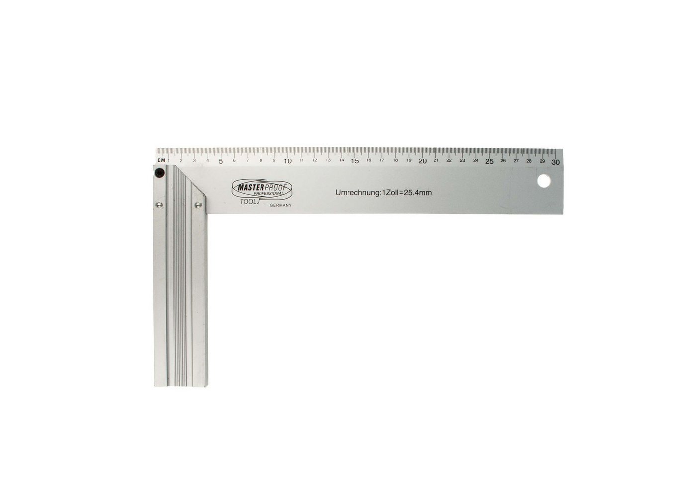 Masterproof professional Anschlagwinkel Schreinerwinkel90° - 300 mm, Aluminium Bild 2