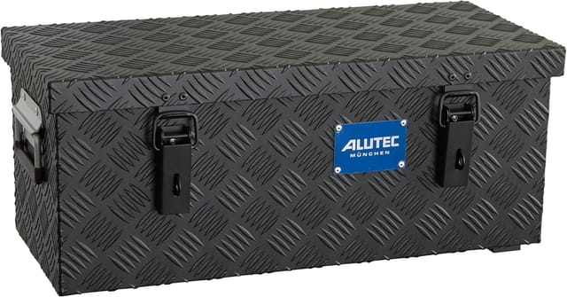 Aluminiumbox Extreme 37 Schwarz, 37 ltr., (LxBxH) 600 x 250 x 250 mm - Alutec