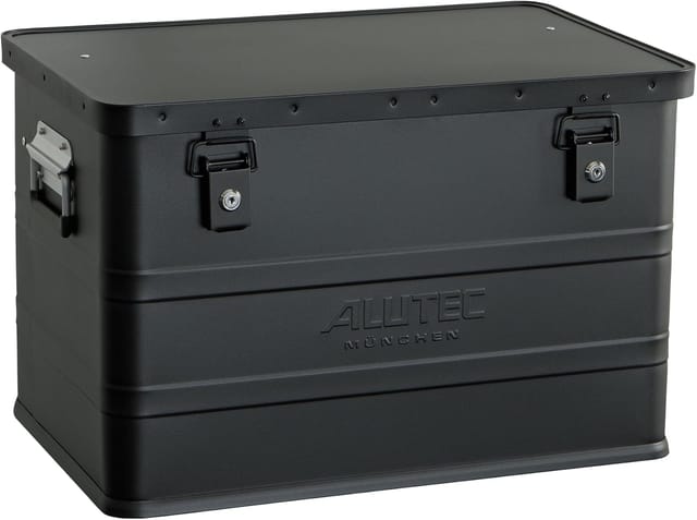 ALUTEC Aluminiumbox Classic 68 Schwarz, 68 ltr., (LxBxH) 550 X 350 X 355 mm
