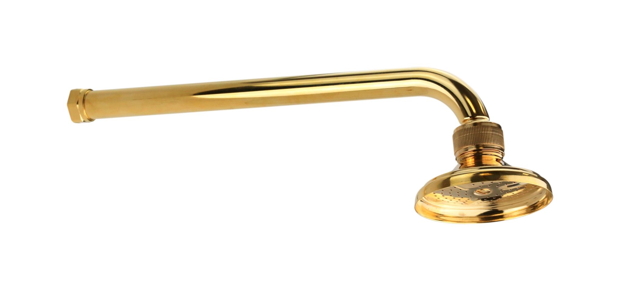 Duscharm Komplett Mit Duschkopf In Glänzender Goldfarbe Im Retro-stil De Borri D-1830+226/d Gold