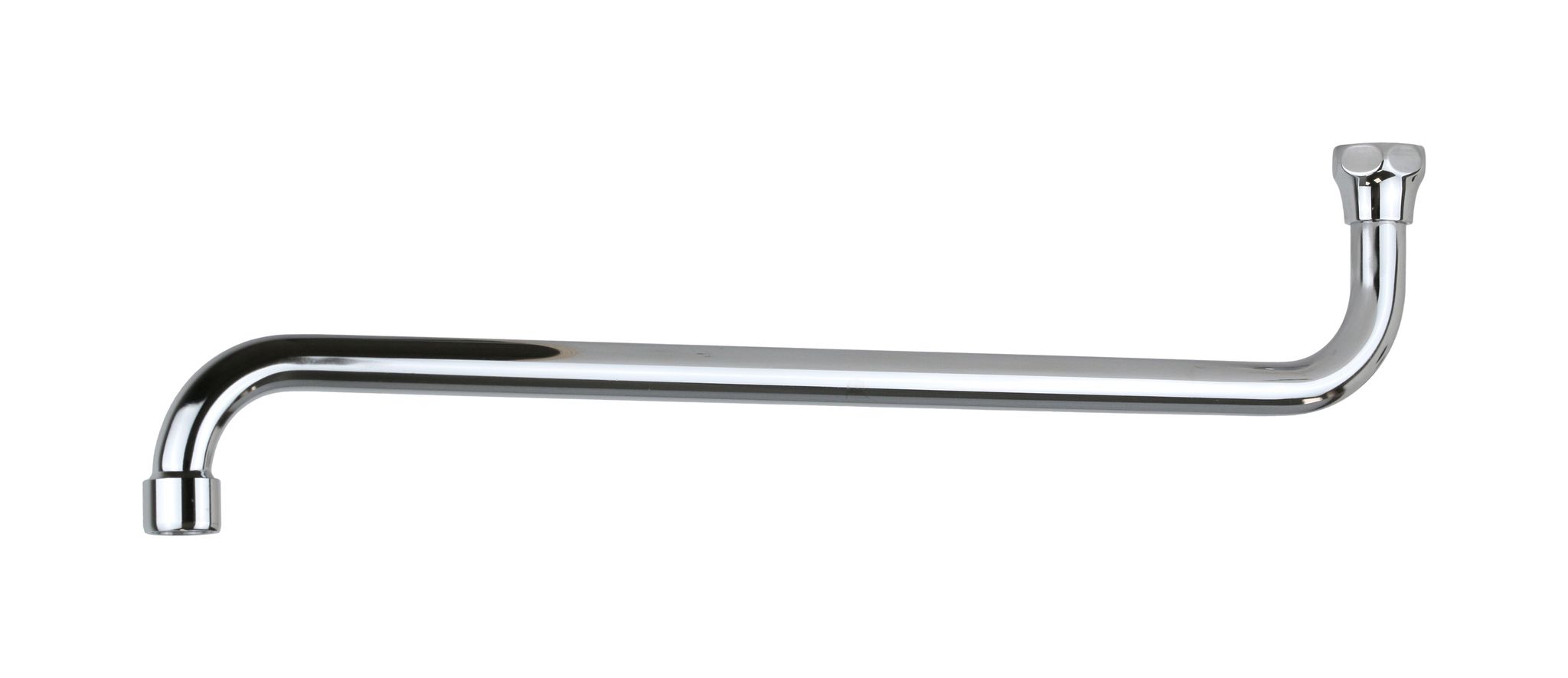 Ersatzauslauf Für Wandarmaturen, Länge 40 Cm, Standardanschluss De Borri C506/400 Chrom