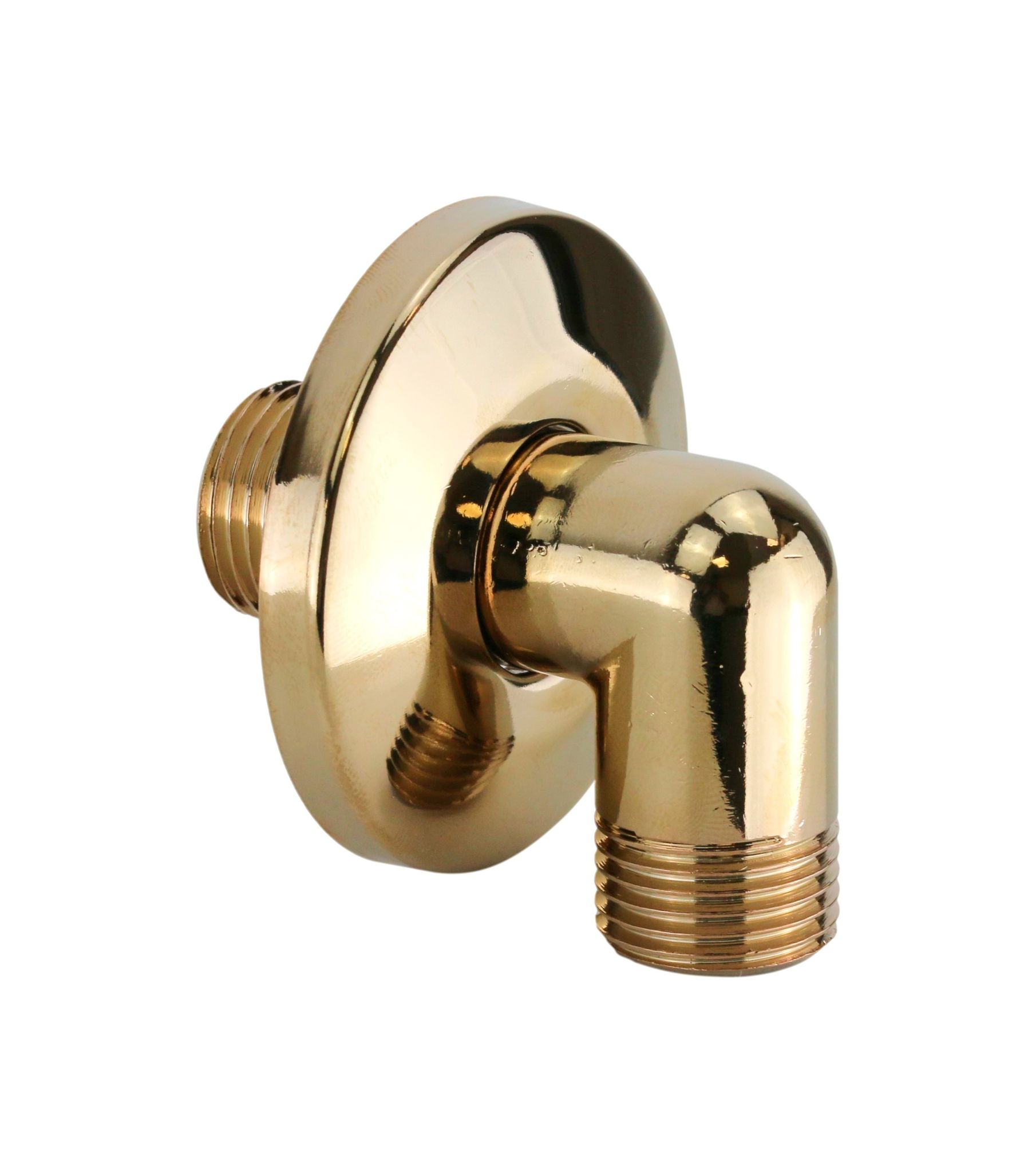Wandmontierter Wasserauslass In Polierter Goldfarbe, 1/2 X 1/2" Anschluss De Borri D-g104 Gold