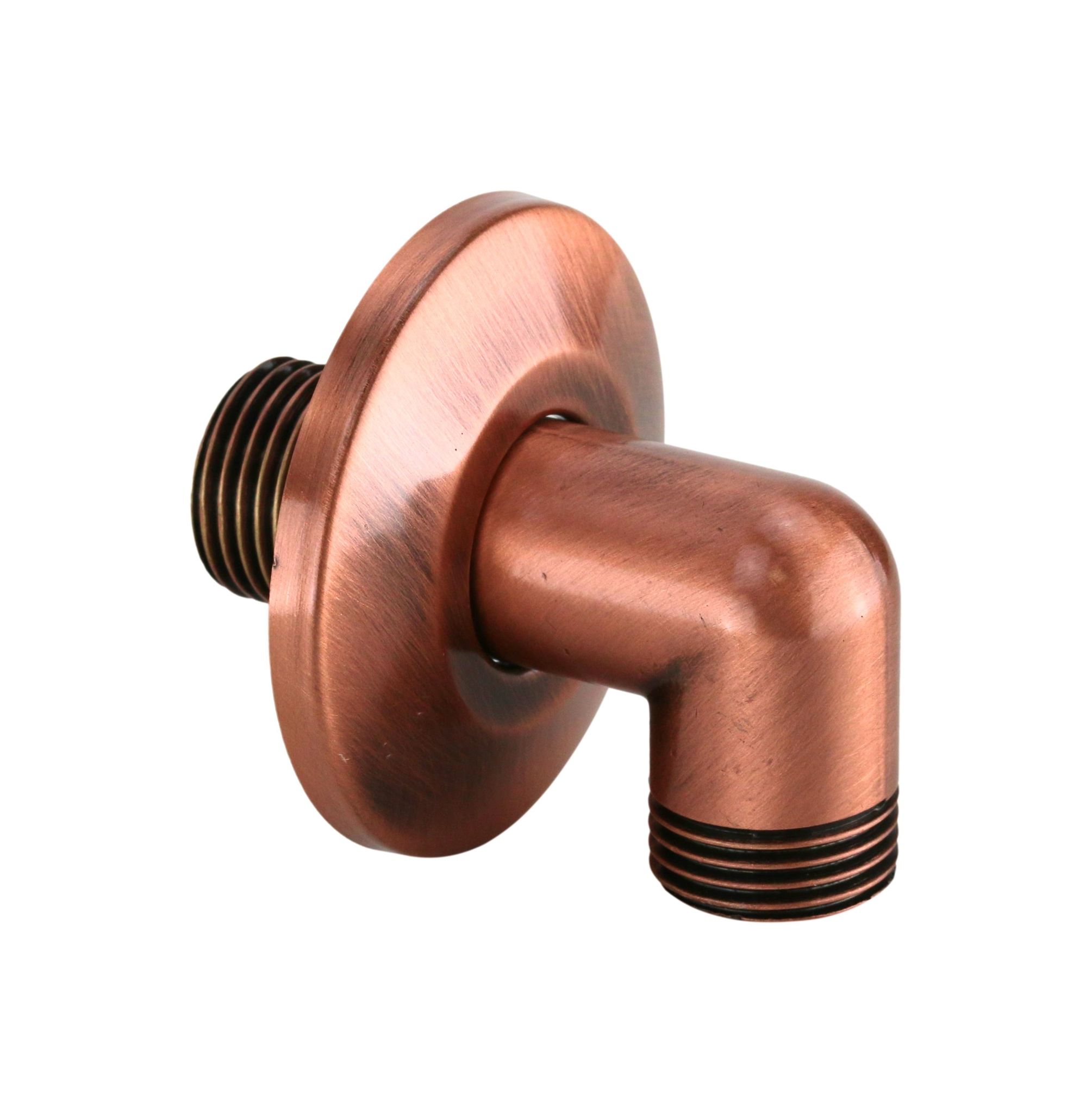 Antiker, An Der Wand Montierter Wassereinlass Aus Kupfer Mit 1/2" X 1/2" Anschluss De Borri D-g105 Kupfer