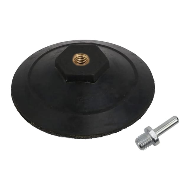Trade-shop - Zubehör für Winkelschleifer Schleifmaschinen Klett Ø100mm Nass Trocken - Aufnahmeteller inkl. Spanndorn