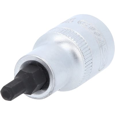1/2' Bit-Stecknuss Innensechskant, kurz, 5 mm