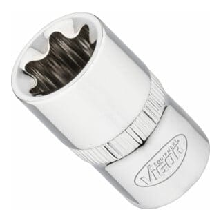 T Steckschlüsseleinsatz ∙ V2197N ∙ 1/2 Zoll (12,5 mm) Vierkant hohl ∙ Außen torx® Profil ∙ sw E20