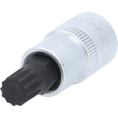 KS-Tools 911.9306 1/2" Bit-Stecknuss XZN, kurz, M1 2