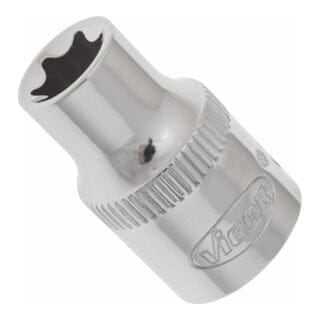 T Steckschlüsseleinsatz ∙ V2143N ∙ 3/8 Zoll (10 mm) Vierkant hohl ∙ Außen torx® Profil ∙ sw E10
