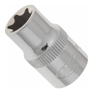 Steckschlüsseleinsatz ∙ V2144N ∙ 3/8 Zoll (10 mm) Vierkant hohl ∙ Außen TORX® Profil ∙ SW E12