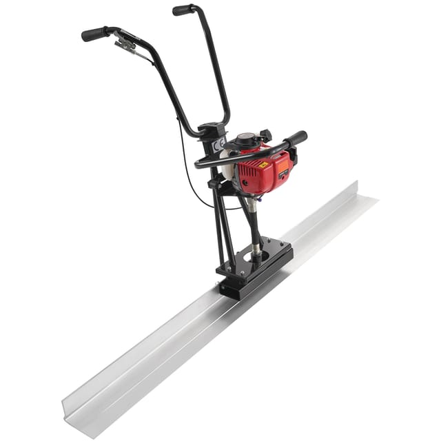 Mophorn Gasbeton-Estrich, 1830 mm Aluminiumplatte, 4-Takt-Vibrationsmotor für Zement-Finishing, hocheffiziente Betonwerkzeuge mit 6500 U/min