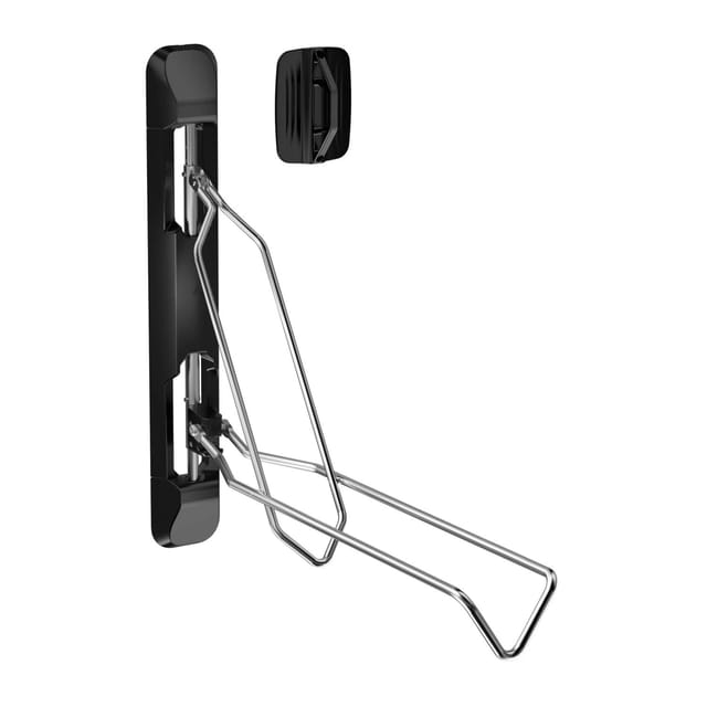Wiltec Fahrrad Wandhalterung 11,8 x 63,8 x 58,3 cm bis 35 kg, Universal Fahrradhalterung höhenverstellbar, Fahrradaufhängung faltbar mit Schwenkarm