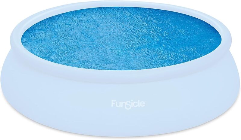 [neuwertig] B-ware Funsicle 30 Fuß Solar-poolabdeckung Blau Rund 4,57 M Polypropylen