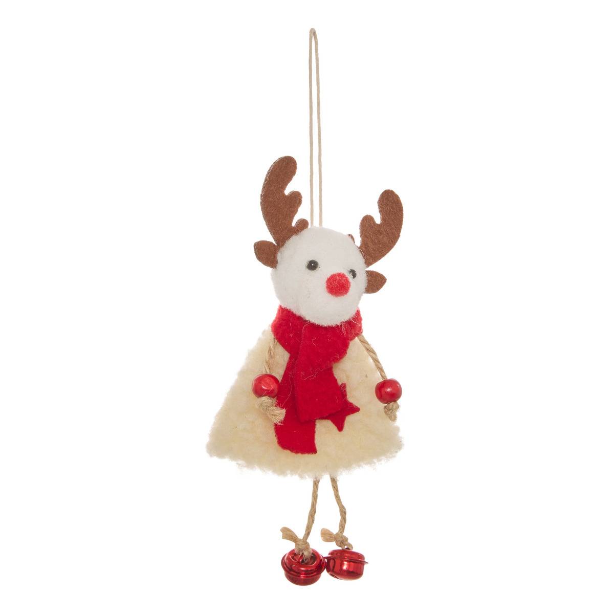 Hängeleuchte 7ass 19cm Blc Rot - Cerf Beige