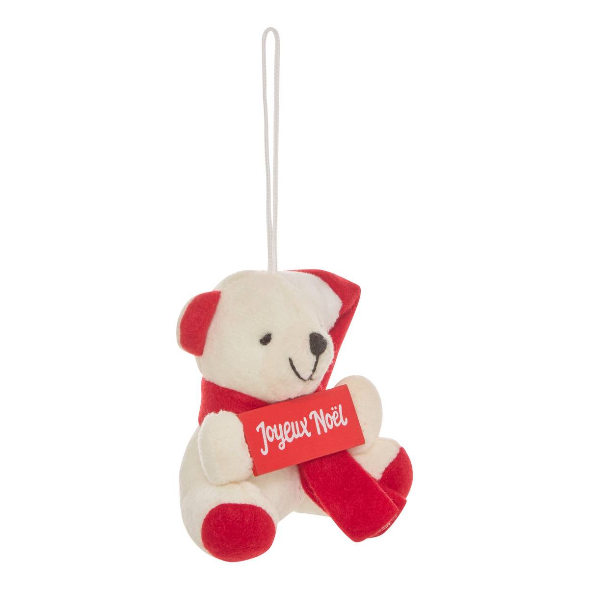 Susp 2ass Bärchen 8cm Blc Rge P - Weiß