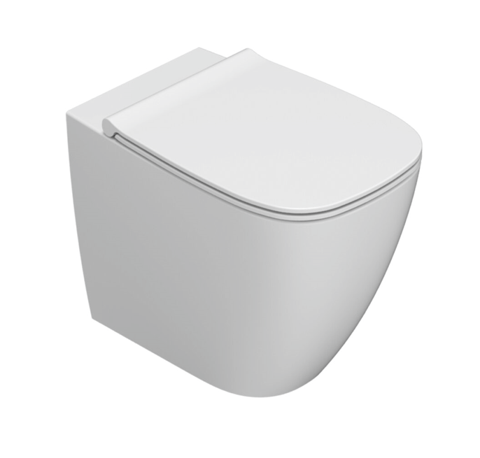 Bodenstehendes Keramikgefäß Ohne Rand 55x36 Cm Globo Genesis Gn001bi Weiß - Keramik - Standard