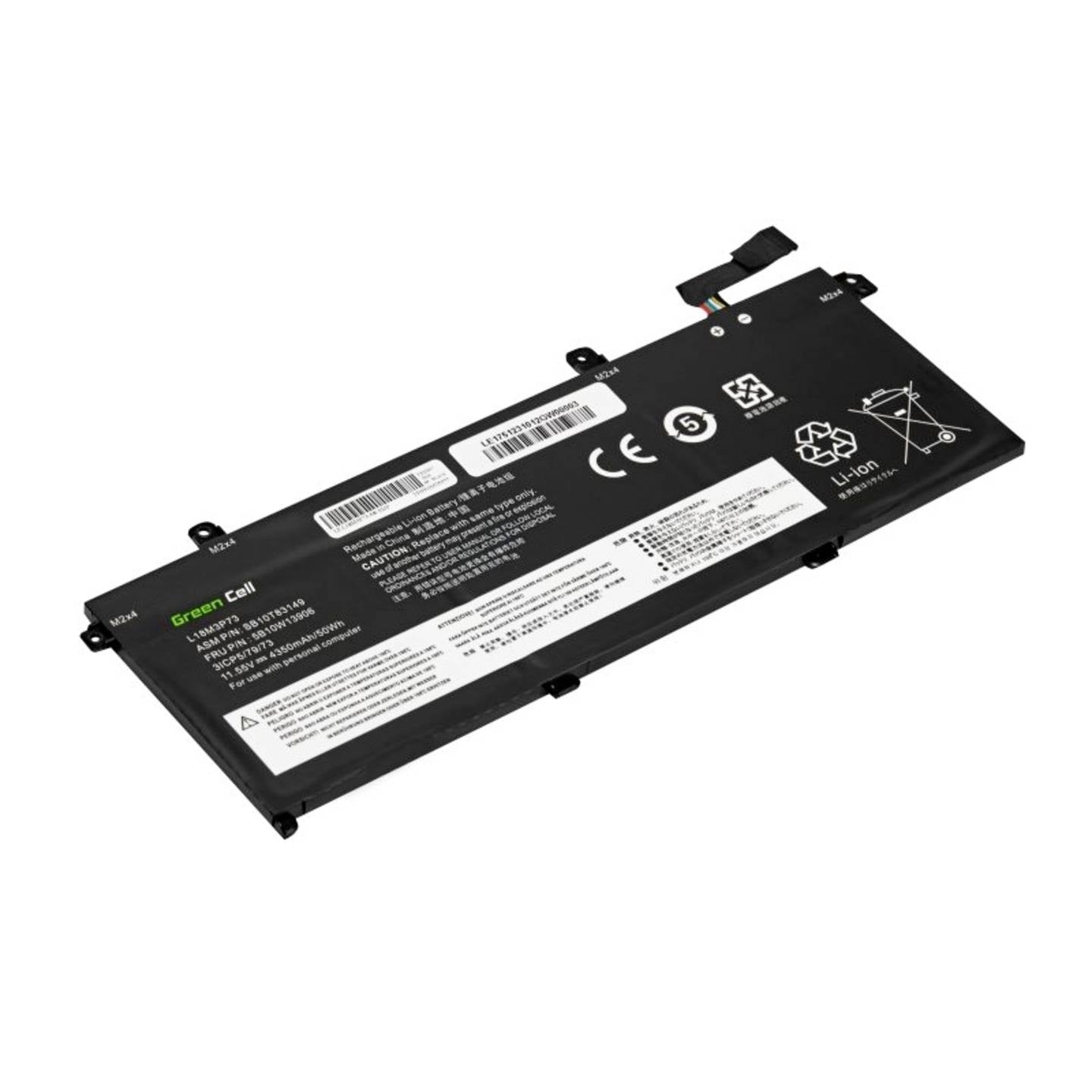 [neuwertig] B-ware Green Cell Akku Für Lenovo Thinkpad T490 T495 P43s P14s T14 4350mah 11.55v