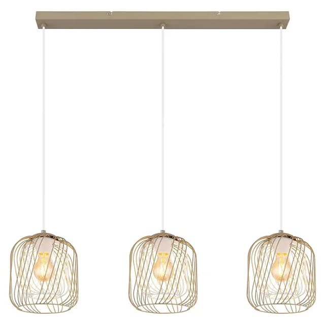 Globo Lighting - Pendelleuchte Hängelampe Deckenleuchte Esszimmerleuchte Metall 3-Flammig