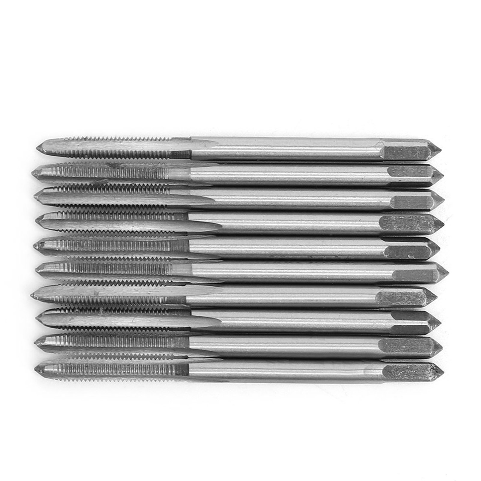 10 Stück Metrische Gewindebohrer Hss Mit Gerader Nut, M3, M8, M10, M12, M8x1,25