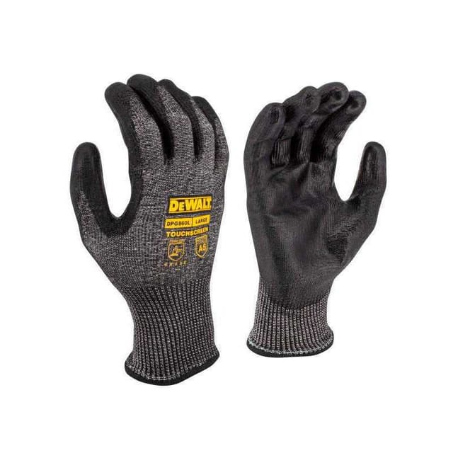 DeWalt DPG860L Schutzhandschuhe Größe 9 Grau und Schwarz