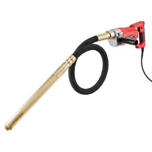 Vevor Hand-betonrüttler,800 W Elektrischer Rüttler 4000 U/min,elektrisches Betonrüttlerwerkzeug Mit 1,5 M Schaftstange,tragbarer Bleistift-zementrüttler Zum Entfernen Von Luftblasen&mischen Von Beton