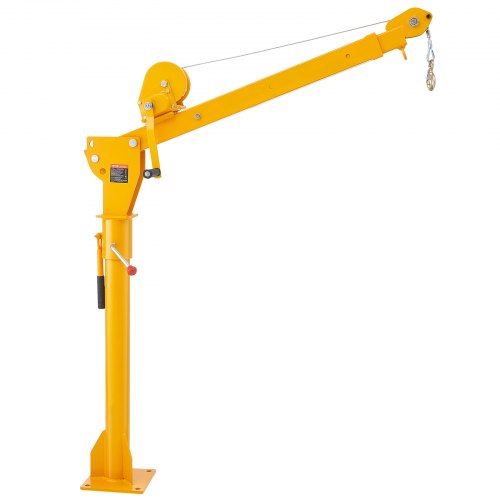 Pick Up Kran, 499 Kg Traglast, Zusammenklappbarer Lkw-kran Mit 499 Kg Winde, Ladekran Aus Stahl, Werkstattkran 360° Schwenkbar, Hebekran Zum Heben Von Gütern Auf Der Baustelle, In Der Fabrik - Vevor