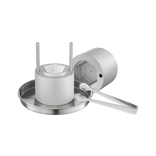 Vevor - Eispresse Eiskugelformer Set 65 Mm Eiskugel Eisblockform Aus Luftfahrt-aluminium Mit Zange & Abtropfschale, Diamond Eisballmaker Für Whisky Cocktail Bourbon Scotch Auf Partys & Im Urlaub