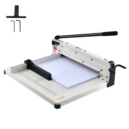Papierschneider Manuelle Schneidemaschine (bis A3 Papier, 400 Blatt Kapazität), Papierschneidemaschine Hebelschneider, Guillotine-schere Für Papier Höchste Präzision Büro Zuhause Schule