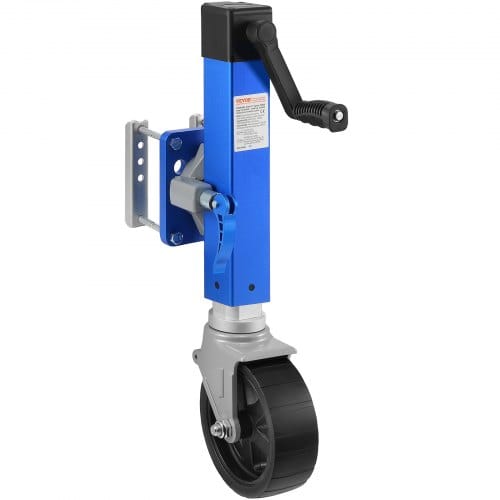 Anhängerheber Mit Rad, 725kg Anhängerstütze, Drehgelenk-bootsanhängerheber Pp-einzelrad, 254 Mm Hub, Anschraubbarer Reiseanhänger Mit Griff Für Wohnmobil, Boot, Pferdeanhänger, Nutzanhänger