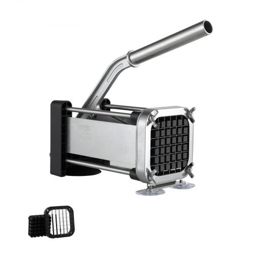 Pommes Frites Schneider Kartoffelschneider Mit 1/2-zoll-klinge Aus Edelstahl, Manueller Kartoffelschneider Und Zerkleinerer Mit Saugnäpfen, Ideal Für Kartoffeln Pommes Frites Gurken Gemüse - Vevor