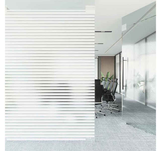Fensterfolie Matt Jalousien-muster 90x500 Cm Pvc Vidaxl 53641