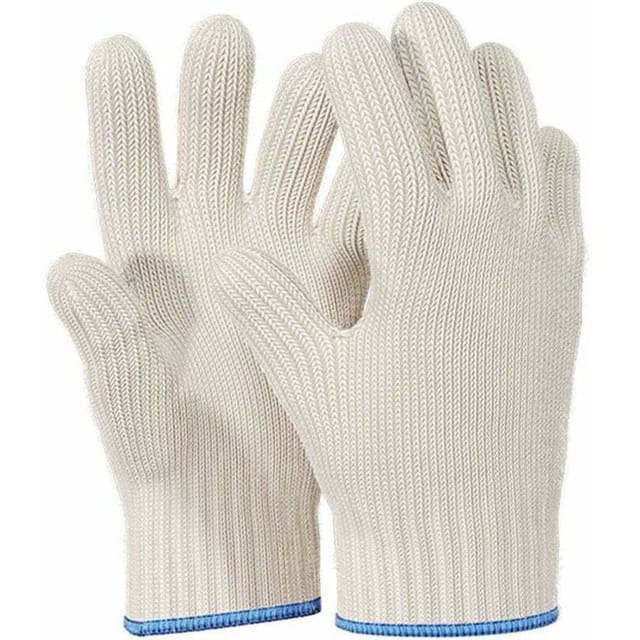 Hitzebeständige Outdoor-Handschuhe, Ofenhandschuhe, hochtemperaturbeständige Baumwollhandschuhe