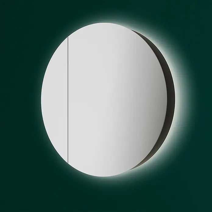 DSK LED-Spiegelschrank Picasso Style (Aluminium, Schwarz)