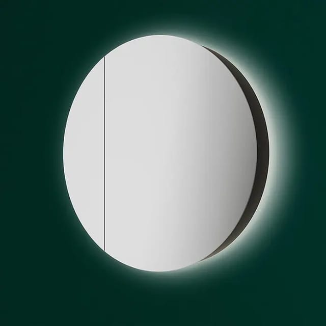 DSK LED-Spiegelschrank Picasso Style (Aluminium, Schwarz)