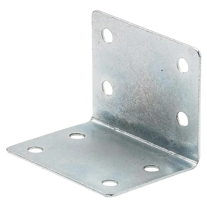 Hettich Winkelverbinder (L x B x H: 40 x 32 x 32 mm, Verzinkt, Silber)