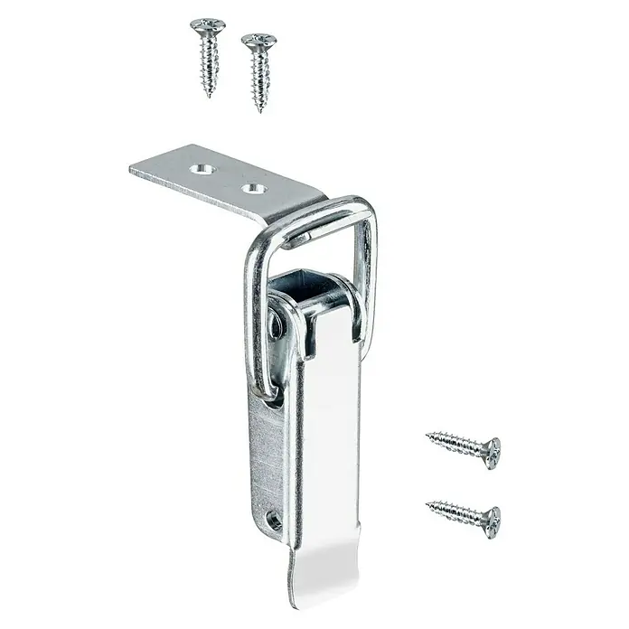 Hettich Kistenverschluss (B x L: 13 x 56 mm, Silber)